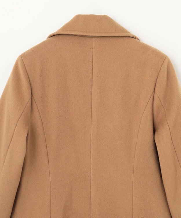 GRACE CONTINENTAL 刺繍ウールコート キャメル