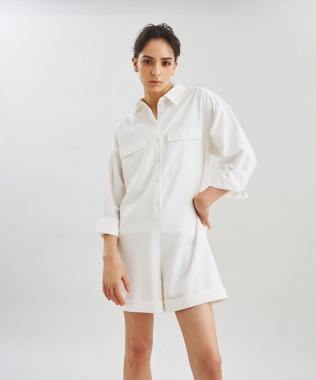 グレースコンチネンタル　シャツオールインワン GRACE CONTINENTAL｜シャツオールインワン | Rakuten Fashion
