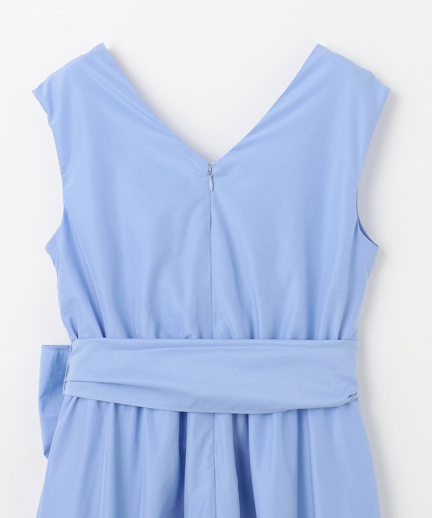 GRACE CONTINENTAL ライトタフタドレス ブルー