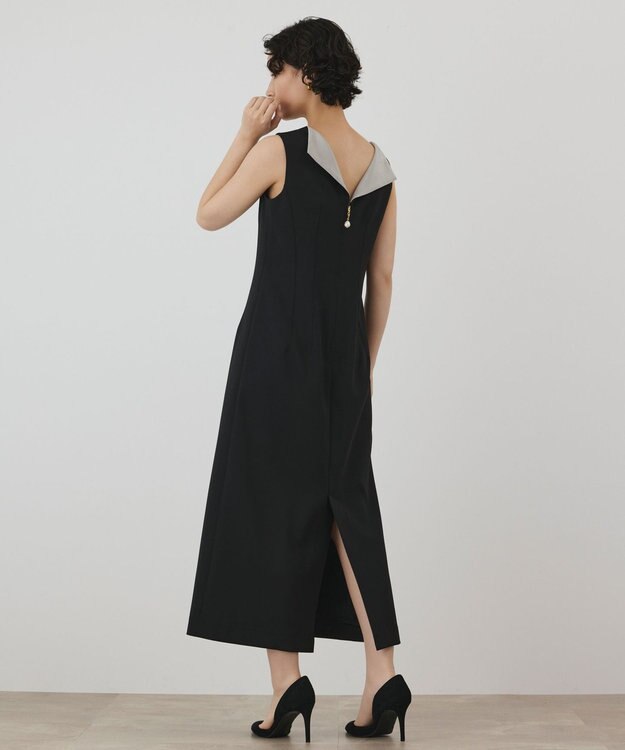 GRACE CONTINENTAL バックシャンワンピース ブラック
