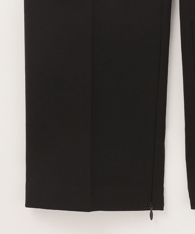 GRACE CONTINENTAL ダブルクロススリムパンツ ブラック