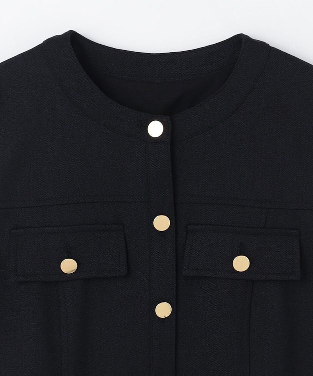 GRACE CONTINENTAL レイヤードコンビワンピース ブラック