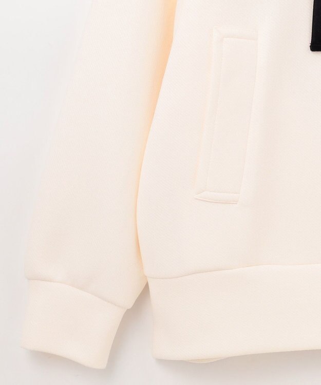 GRACE CONTINENTAL ハーフジップフードトップ ホワイト