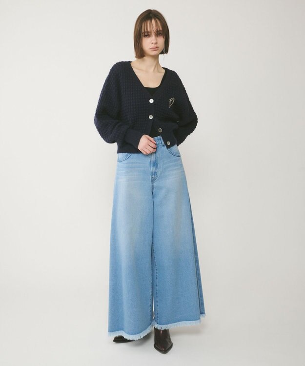 GRACE CONTINENTAL ハートチャンキーブローチ シルバー