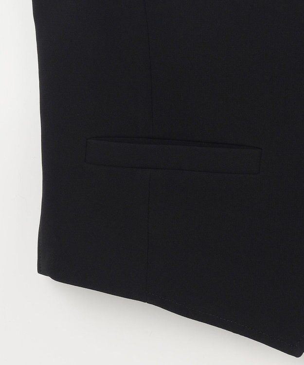 GRACE CONTINENTAL トリアセショートジレ ブラック