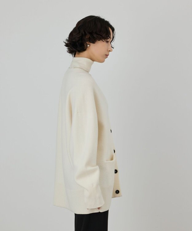 GRACE CONTINENTAL 圧縮ニットカーディガン キナリ