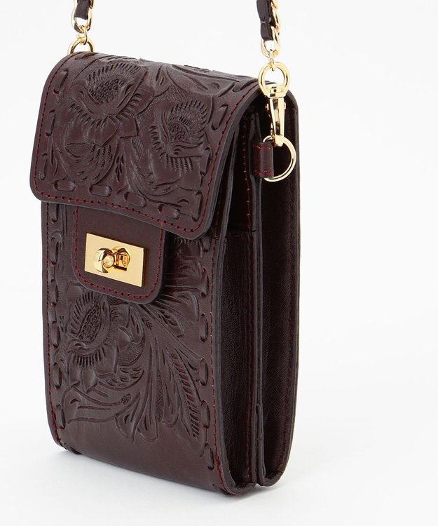 GRACE CONTINENTAL ChainMiniBag ボルドー