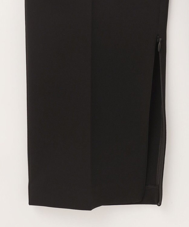 GRACE CONTINENTAL ダブルクロススリムパンツ ブラック