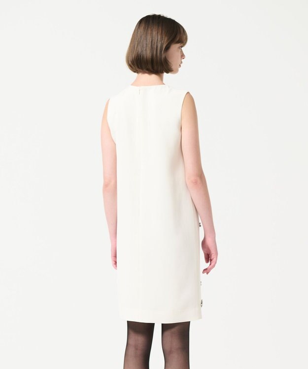 GRACE CONTINENTAL ビジュー刺繍ドレス キナリ