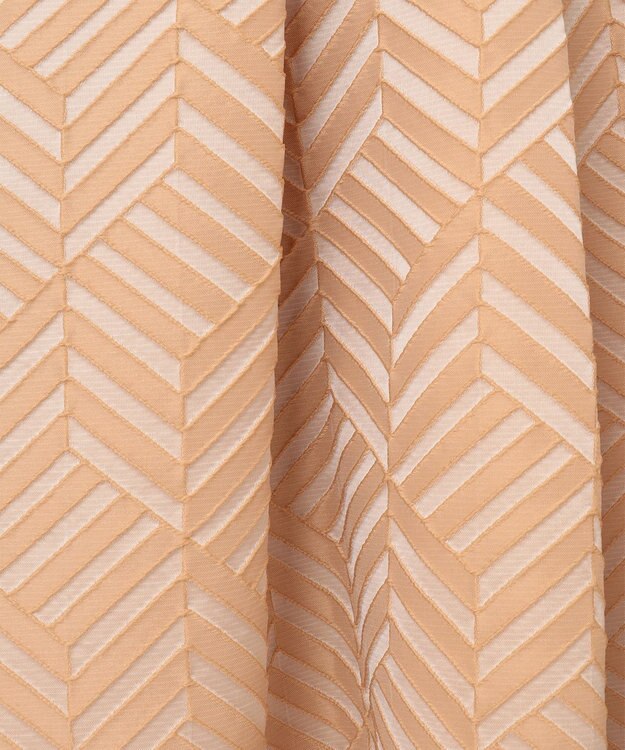 GRACE CONTINENTAL キカジャガードタックドレス ベージュ