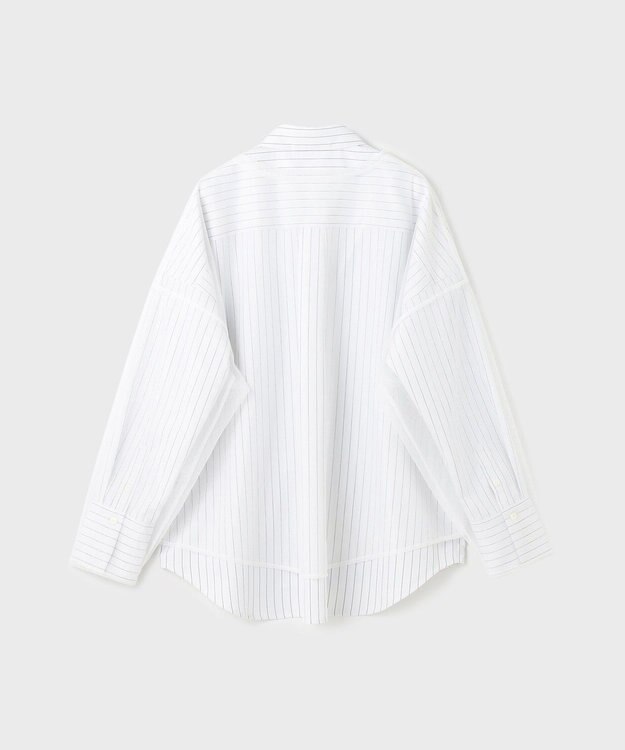 GRACE CONTINENTAL チュールレイヤードシャツ ホワイト