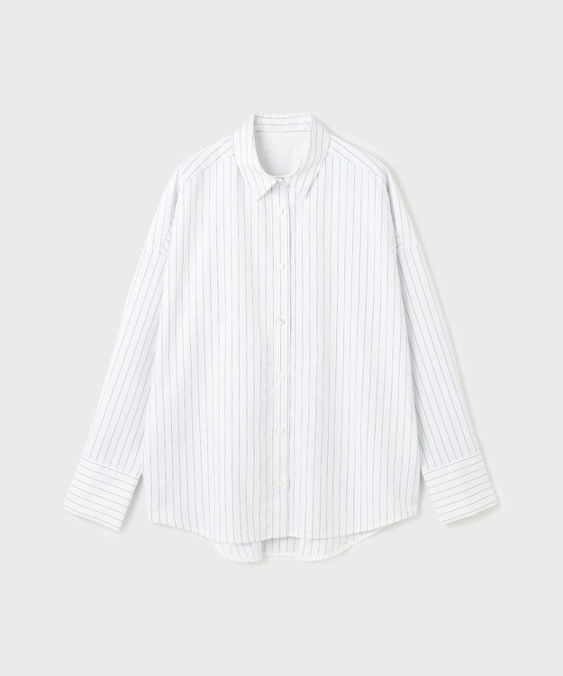 GRACE CONTINENTAL チュールレイヤードシャツ ホワイト