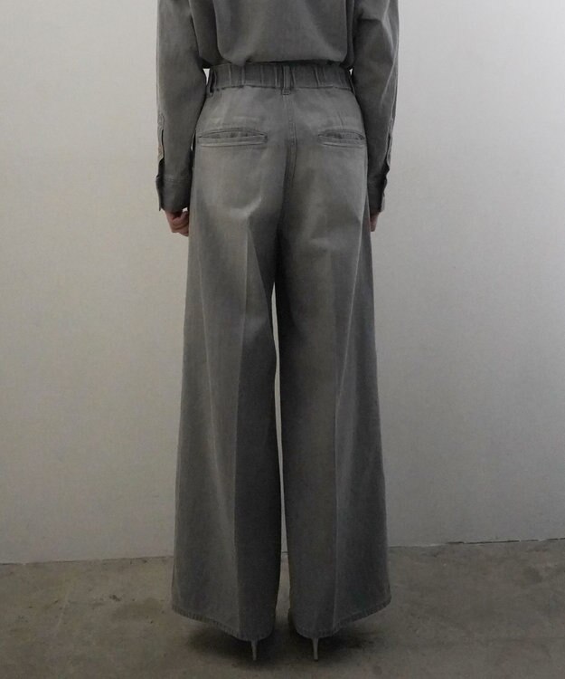 GRACE CONTINENTAL 10ozムラ糸デニムパンツ グレー