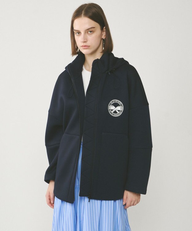 GRACE CONTINENTAL ダンボールフーディー ネイビー