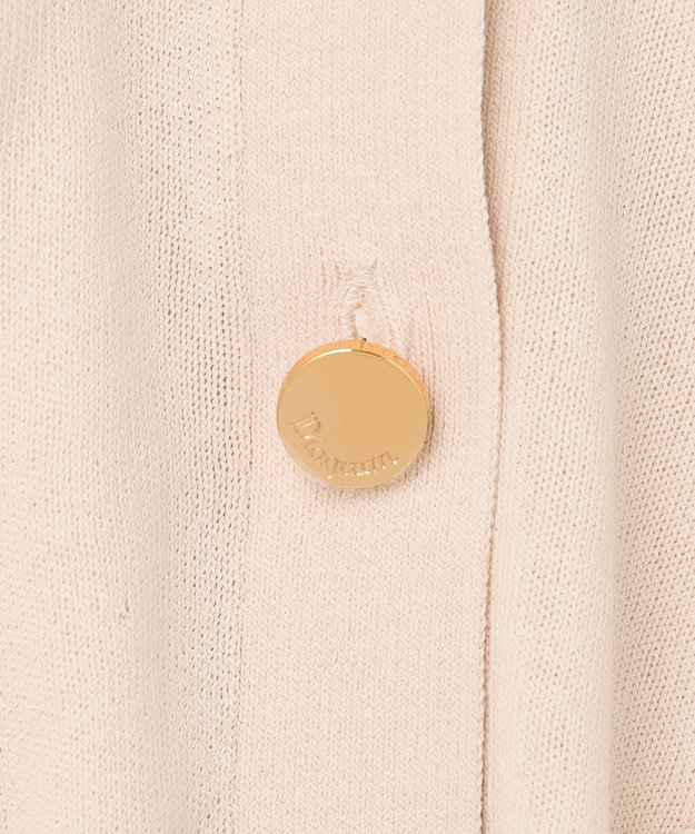 GRACE CONTINENTAL ルーズVネックニットカーディガン キナリ