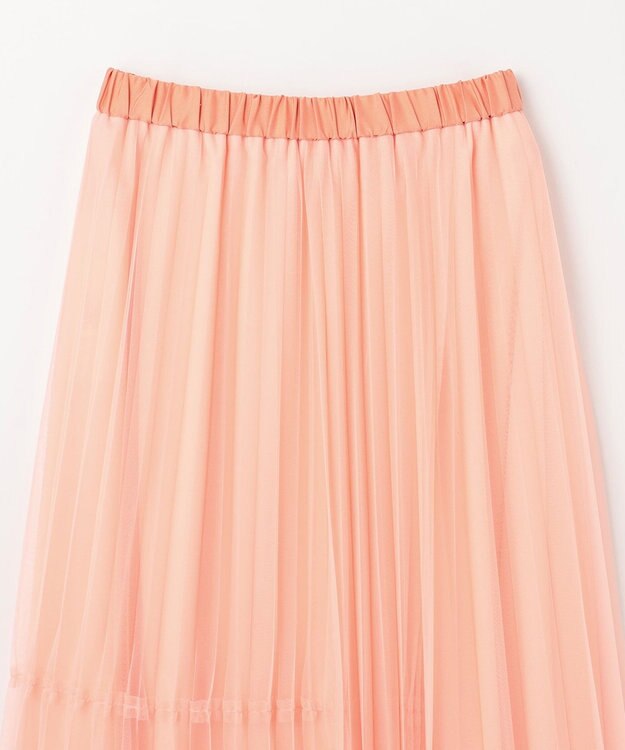 GRACE CONTINENTAL ティアードラップチュールスカート ピンク