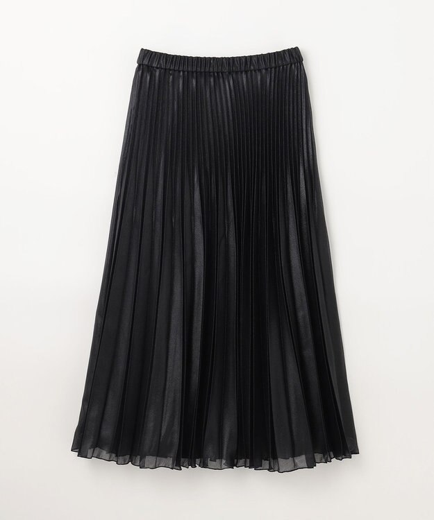 GRACE CONTINENTAL チンツプリーツスカート ブラック