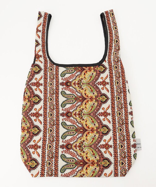 GRACE CONTINENTAL Fabricマルシェbag1 オレンジ