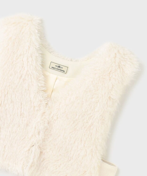 GRACE CONTINENTAL ショートファーベスト キナリ