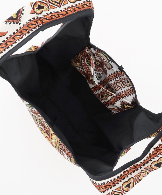 GRACE CONTINENTAL Fabricマルシェbag1 オレンジ