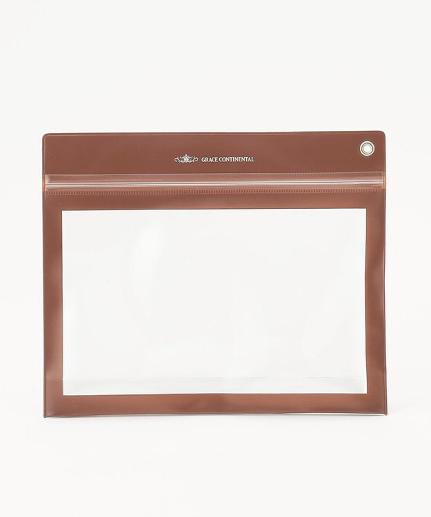 GRACE CONTINENTAL Fabricマルシェbag1 オレンジ