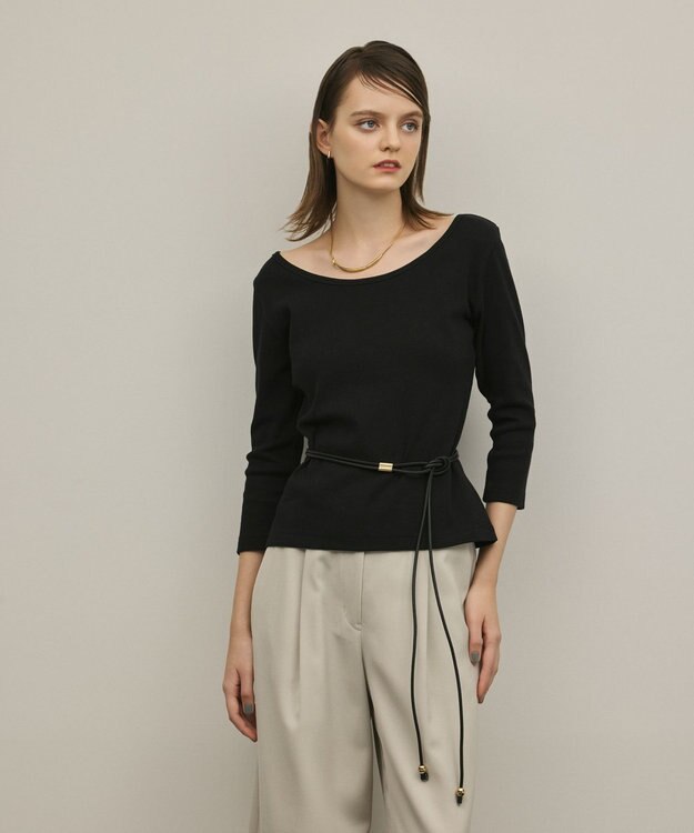 GRACE CONTINENTAL LEFIJE ロープベルト ブラック