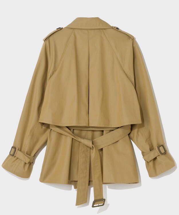 GRACE CONTINENTAL ケープショートトレンチコート ベージュ