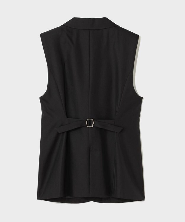 GRACE CONTINENTAL シルクツイルジレ ブラック