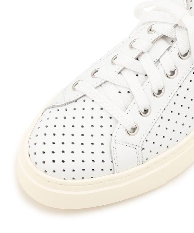 GRACE CONTINENTAL LUCA GROSSI パンチングスニーカー ホワイト