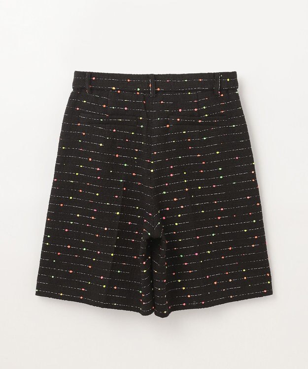 GRACE CONTINENTAL ネオンドットジャガードパンツ ブラック