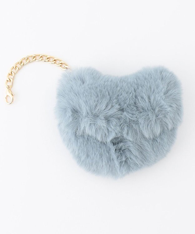 GRACE CONTINENTAL エコバッグ付ハーフムーンチャーム ブルー