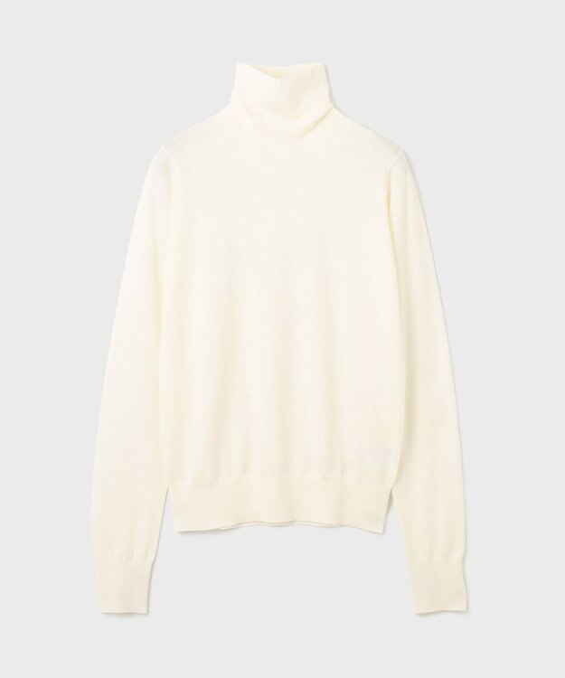 GRACE CONTINENTAL ハイネックニットトップ ホワイト
