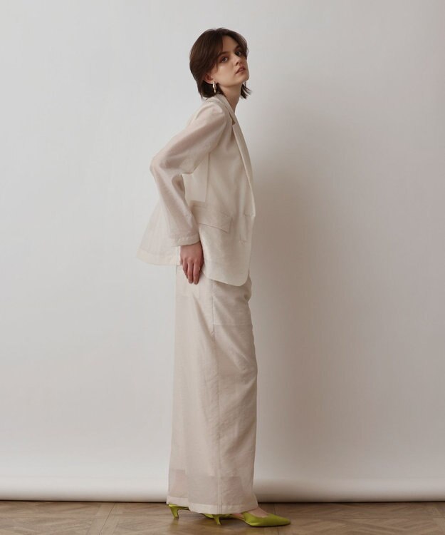 GRACE CONTINENTAL ブライトシアージャケット キナリ