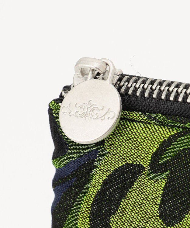 GRACE CONTINENTAL Fabricフラットポーチ ピンク