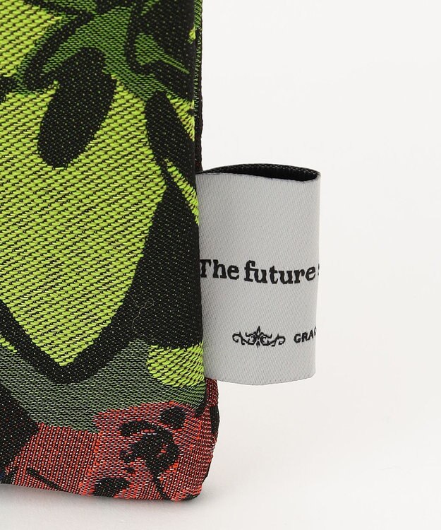 GRACE CONTINENTAL Fabricフラットポーチ ピンク