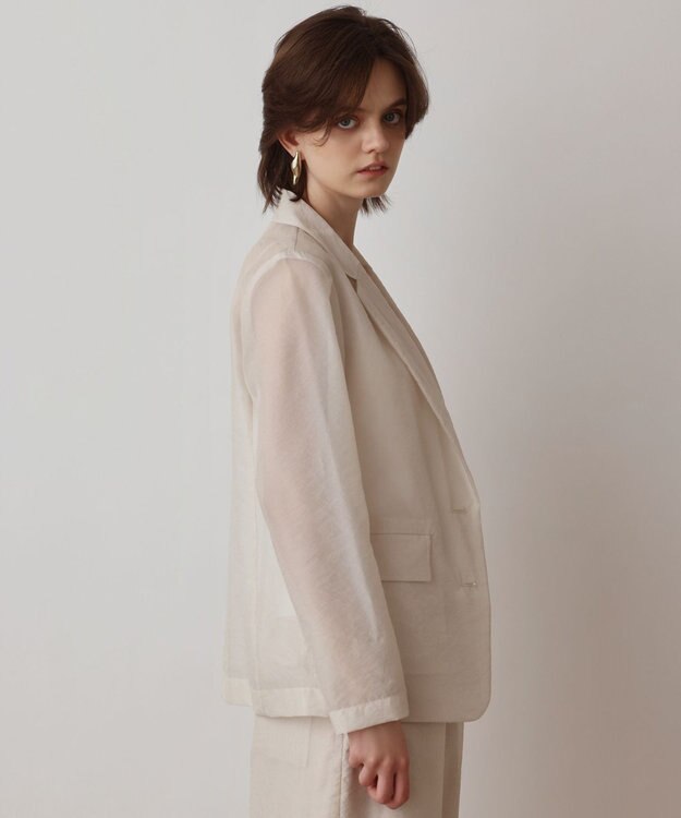 GRACE CONTINENTAL ブライトシアージャケット キナリ