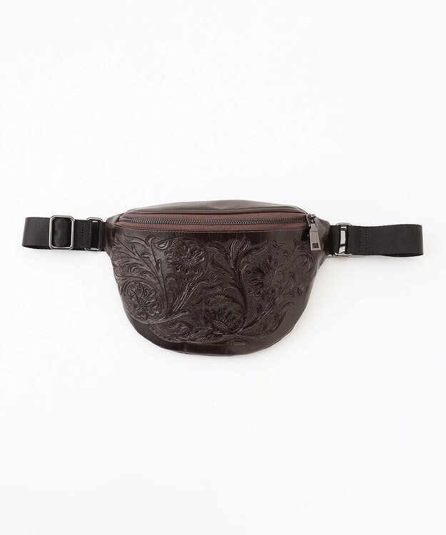 GRACE CONTINENTAL Waist bag ダークブラウン