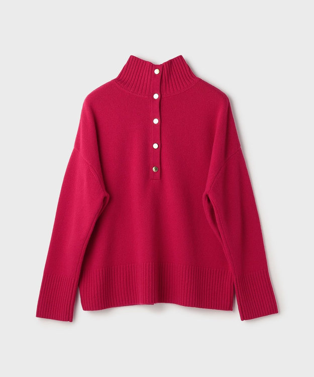 GRACE CONTINENTAL ウールオーバーニットトップ ピンク