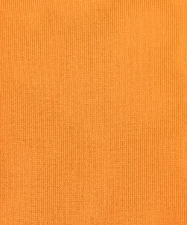 GRACE CONTINENTAL リブニットスクエアトップ オレンジ