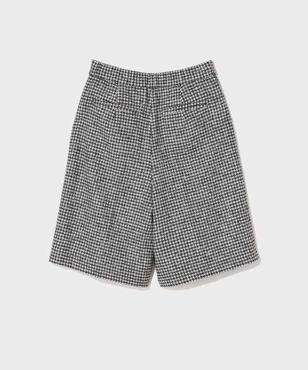 GRACE CONTINENTAL 千鳥ウールハーフパンツ ブラック