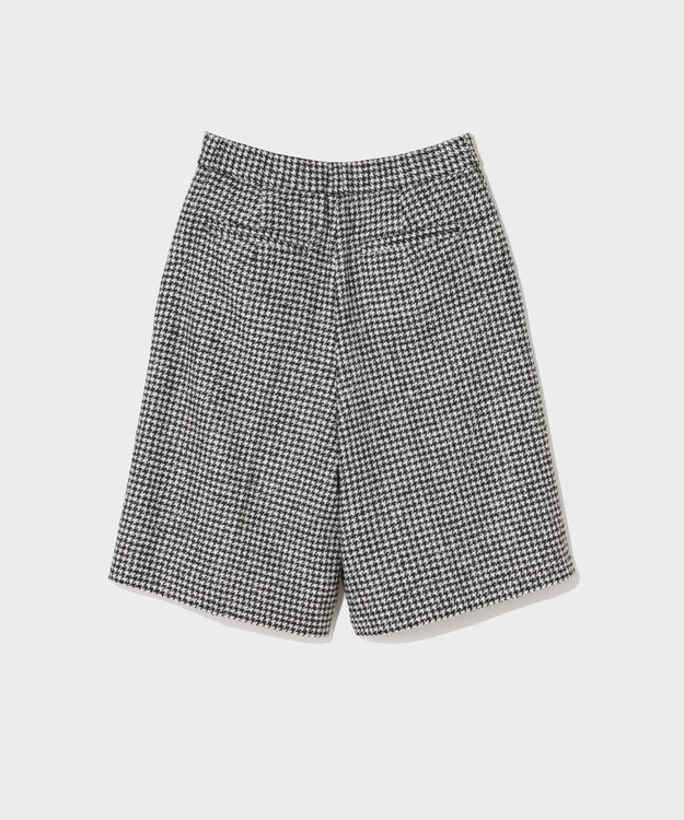 GRACE CONTINENTAL 千鳥ウールハーフパンツ ブラック