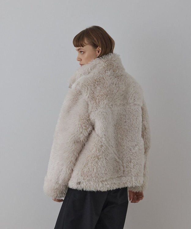 GRACE CONTINENTAL URBANCODE スタンドカラーコート ホワイト