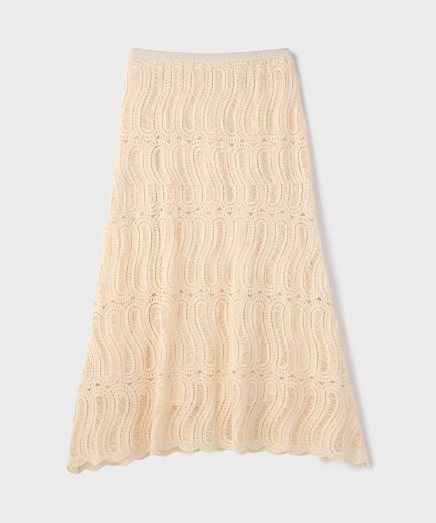 GRACE CONTINENTAL クロシェレーススカート キナリ