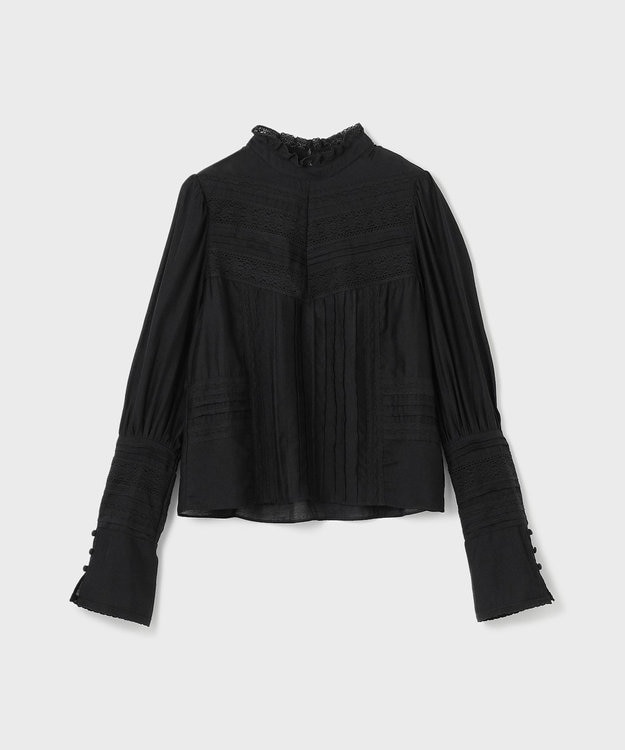 GRACE CONTINENTAL レースコンビハイネックトップ ブラック