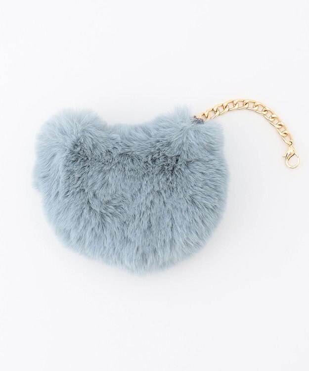 GRACE CONTINENTAL エコバッグ付ハーフムーンチャーム ブルー