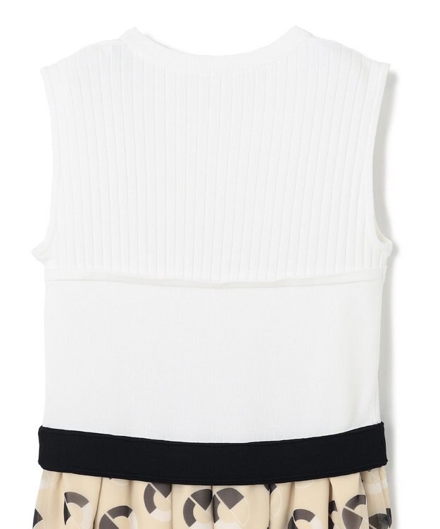 GRACE CONTINENTAL マリンニットワンピース ホワイト