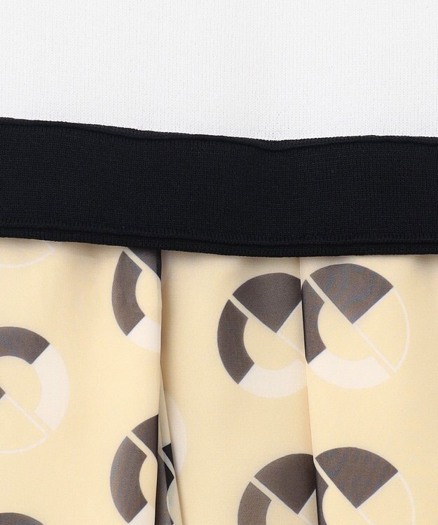 GRACE CONTINENTAL マリンニットワンピース ホワイト