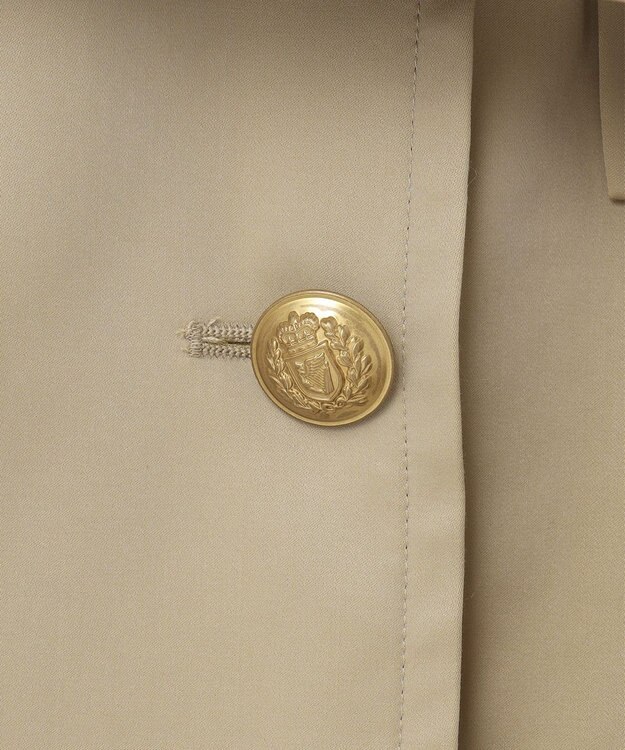 GRACE CONTINENTAL セーラーカラーサテンベスト ベージュ