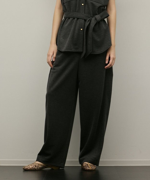 GRACE CONTINENTAL ジャージイージーパンツ グレー