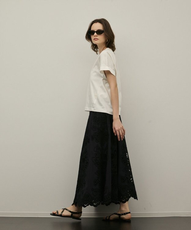 GRACE CONTINENTAL ルーズカットTシャツ ホワイト